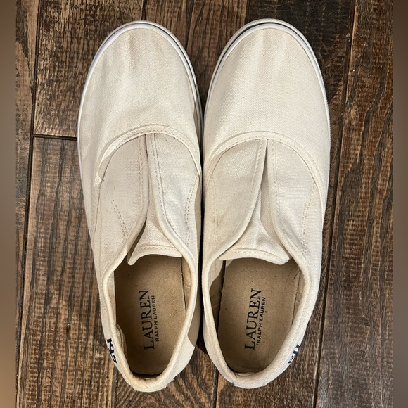 Ralph Lauren Slip On Sneakers Sz 9 - Picture 4 of 12